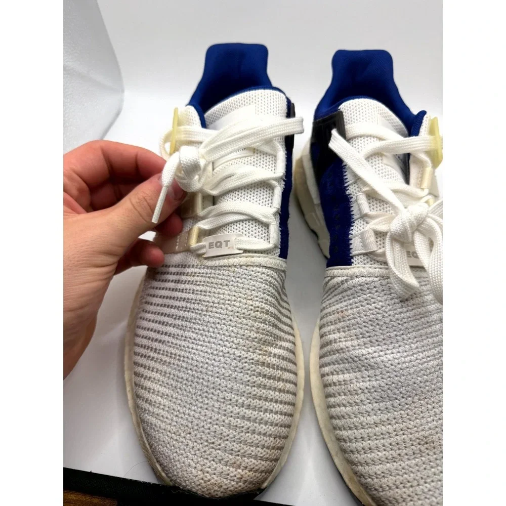 Adidas EQT Support 93/17 Royal BZ0592‎ Mens 12 Sneaker White Primeknit Running
